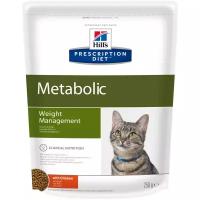 Hills Prescription Diet Сухой корм для кошек Metabolic улучшение метаболизма (коррекция веса) 2146W, 0,25 кг, 23603