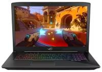 17.3" Ноутбук ASUS ROG GL703 1920x1080, Intel Core i5 7300HQ 2.5 ГГц, RAM 16 ГБ, SSD 512 ГБ, NVIDIA GeForce GTX 1050, Windows 10 Home, GL703VD-GC046T, черный