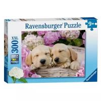 Пазл Ravensburger «Сладкие щенки в корзинке», 300 эл