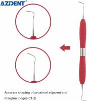 Гладилка стоматологическая двухсторонняя Azdent CT2