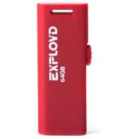 Флешка USB 2.0 Exployd 64 ГБ 580 ( EX-64GB-580-Red )