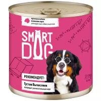 Smart Dog консервы Консервы для взрослых собак и щенков кусочки ягненка в нежном соусе 22ел16 43736, 0,850 кг