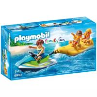 Набор с элементами конструктора Playmobil Family Fun 6980 Гидроцикл с бананом-шлюпкой