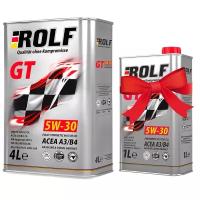 Синтетическое моторное масло ROLF GT 5W-30 ACEA A3/B4