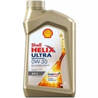 Синтетическое моторное масло SHELL Helix Ultra Professional AV-L 0W-30, 1 л