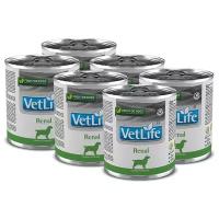 Farmina Vet Life Dog Renal влажный корм для взрослых собак при заболеваниях почек - 300 г (6 шт в уп)