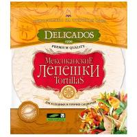 Delicados Лепешки Tortillas пшеничные бездрожжевые, 6 шт./уп., 400 г