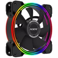 Вентилятор для корпуса ALSEYE HALO 4.0 S-RGB, черный/RGB