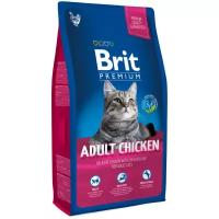 Brit Premium Cat Adult для взрослых кошек Курица, 8 кг