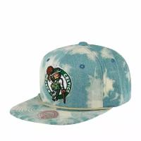 Бейсболка MITCHELL NESS арт. HHSS5683-BCEYYPPPBLUE Boston Celtics NBA (голубой), размер ONE