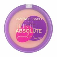 Пудра компактная матовая Vivienne Sabo, Absolute matte, тон 03 светло-персиковый, 6 г