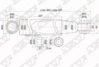 Амортизатор Rr Isuzu Elf 250/Nkr Long(Rigid)/Npr66/Nqr71/75/Isuzu Truck 4Be1 86-97 Lh=Rh Sat арт. ST-8-97253-651-0