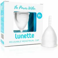 Менструальная чаша "Lunette" прозрачная силикон размер 1