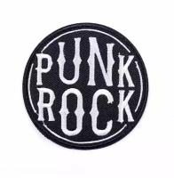 Нашивки на одежду punk rock термонашивка