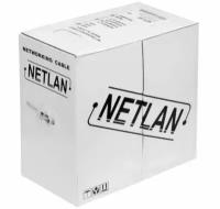 Кабель витая пара NETLAN EC-UU004-5E-PVC-GY Cat.5e, Медь (Cu, copper) Indoor / 20 метров