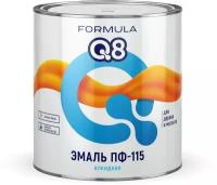 Эмаль ПФ-115 алкидная Formula Q8, глянцевая, 2,7 кг, морская волна