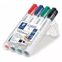 Staedtler Маркеры для доски Lumocolor, 4 шт. (351 B WP4)