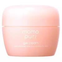 Momo puri Gel Cream Peach ceramide water and lactobacillus blend Крем-гель для лица с лактобактериями и керамидами