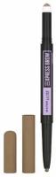 MAYBELLINE NEW YORK Карандаш для бровей "Brow Satin", карандаш + заполняющая пудра оттенок Dark blond