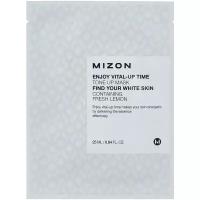 Mizon Enjoy Vital-Up Time Tone Up Mask осветляющая тканевая маска