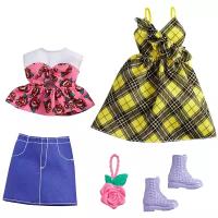 Barbie Комплект одежды с аксессуарами для куклы Барби GWC32/GRC83