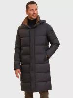 Пальто мужское Kanzler 265702 чёрное, размер 58