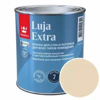 Краска моющаяся Tikkurila Luja Extra матовая RAL 1015 (Светлая слоновая кость - Light ivory) 0,9 л