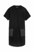 Платье EMPORIO ARMANI, размер 42, черный