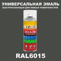 Универсальная аэрозольная эмаль, матовая, RAL 6015