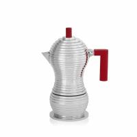 Гейзерная кофеварка illy Alessi Pulcina 3 Cup (Red)