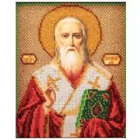 Набор вышивки бисером «Святой Дионисий», 12x14,5 см, Кроше (Радуга бисера)