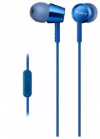 Проводные наушники Sony MDR-EX155AP, синий