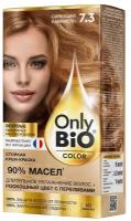 Стойкая крем-краска для волос серии Only Bio COLOR тон 7.3 сияющая карамель, 115 мл 9365095