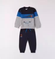 Комплект утепленный (свитшот, спортивные брюки) iDO, размер 30M, цвет синий
