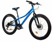 Горный (MTB) велосипед Novatrack Dozer STD 24 (2021) синий 12" (требует финальной сборки)