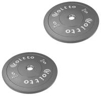Набор цветных бамперных дисков Voitto 5 кг (2 шт) - d51