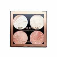 Хайлайтер Makeup Revolution 4в1 Cheek Kit т. Take a Breather