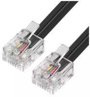 Greenconnect RJ11(m) - RJ11(m) 0.5м чёрный