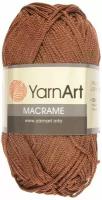 Пряжа YarnArt Macrame ЯрнАрт Макраме Шнур для плетения макраме, 151 светло-коричневый, 90 г 130 м, полиэстер, 1 шт