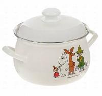 Hitt Moomin Кастрюля "Собрание" с эмал. крышкой, 3,0 л С-3912АП2/4ЖмТ