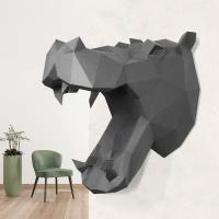 3D-модель Paperraz "бегемот борисыч" на стену