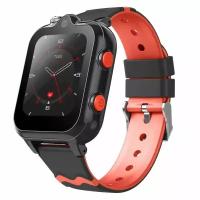 Умные часы для детей Wonlex Smart Baby Watch KT18 PRO 4G с функцией телефона, GPS, камерой, кнопкой SOS, видеозвонком и вибровызовом. Черный