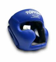 Шлем для тайского бокса Top King Head Guard "Full Coverage" blue M