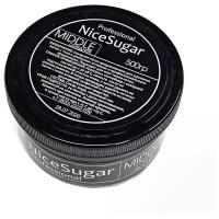 Сахарная паста шунгит 500 гр Средняя для шугаринга и депиляции NiceSugar Professional