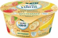 Продукт овсяный ФрутоНяня Клубника банан яблоко с 12 месяцев 140г