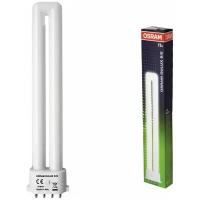 Лампа люминесцентная OSRAM DULUX S/E 11W/21-840, 11 Вт, U-образная, холодный белый свет, цоколь 2G7