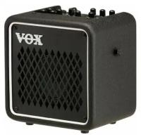 Vox Mini Go 3 портативный комбоусилитель, 3 Вт, цвет черный. 11 типов усилителей, 8 эффектов, 33 барабанных паттерна, вокодер