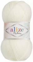 Пряжа Alize My baby жемчужный (450), 100%акрил, 150м, 50г, 1шт