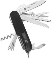 STINGER Нож перочинный, 89 мм, 15 функций, материал рукояти: алюминий (чёрный) FK-K5013ALL