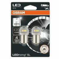 Светодиодная лампа OSRAM R10W 12V-LED (BA15s) 6000K 1.2W Cool White LEDriving SL